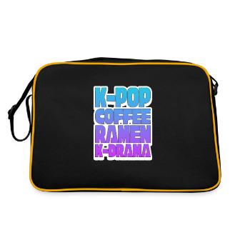 K-Pop Café Ramen - Sac Retro - noir/or - Dos