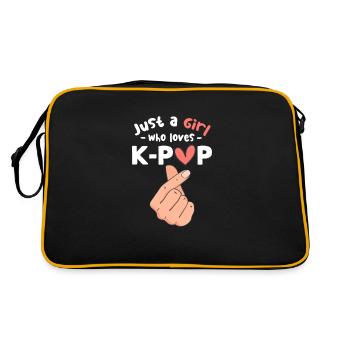 K-Pop - Sac Retro - noir/or - Dos
