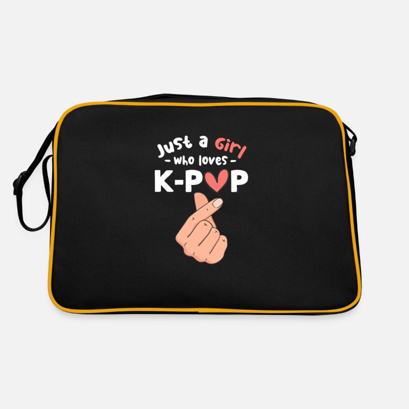 K-Pop - Sac Retro - noir/or