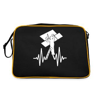 Drywall drywall fitter drywall - Retro Bag - black/gold - Back