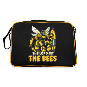 Lord of bees Beekeepers Bee whisper Bee - Retro Bag - black/gold - Back
