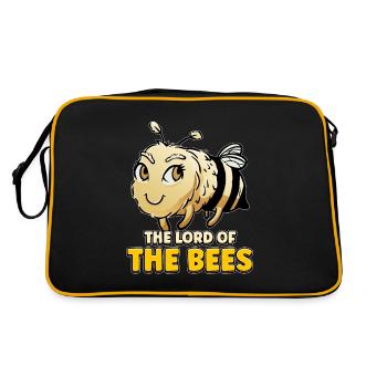 Lord of bees Beekeepers Bee whisper Bee - Retro Bag - black/gold - Back