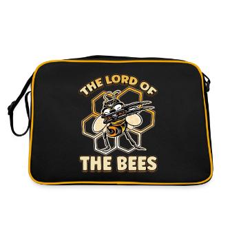 Lord of bees Beekeepers Bee whisper Bee - Retro Bag - black/gold - Back