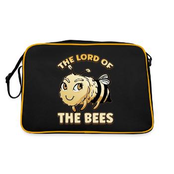 Lord of bees Beekeepers Bee whisper Bee - Retro Bag - black/gold - Back