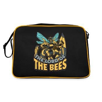 Lord of bees Beekeepers Bee whisper Bee - Retro Bag - black/gold - Back
