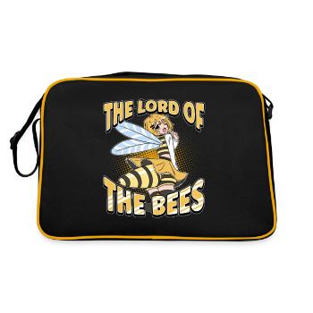 Lord of bees Beekeepers Bee whisper Bee - Retro Bag - black/gold - Back