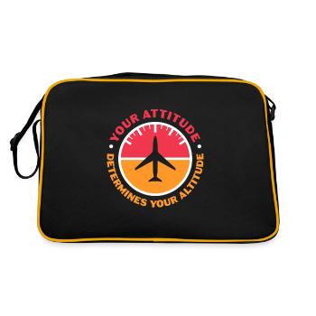 Motivation - Retro Bag - black/gold - Back