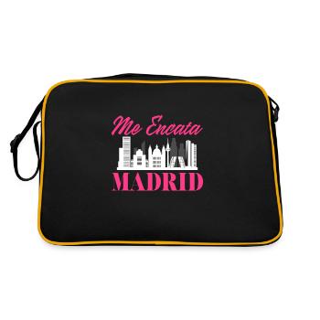 Madrid - Retro Bag - black/gold - Back