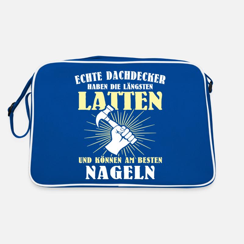 Dachdecker Dachspengler Dachklempner Dachdecken Retro Tasche