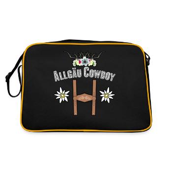Allgäu Randonnée Escalade Allgäuer - Sac Retro - noir/or - Dos