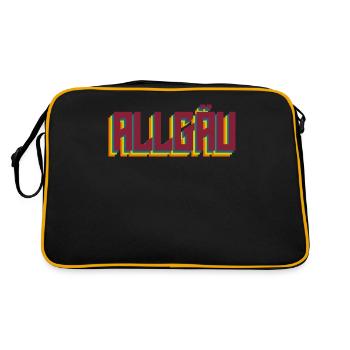 Alpes de l’Allgäu Allgäuerin Allgäuer - Sac Retro - noir/or - Dos