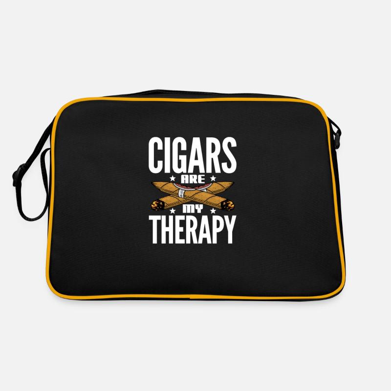 Zigarre Rauchen Raucher Tabak Zigarren Geschenk Retro Tasche