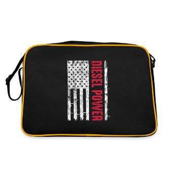 Diesel America - Retro Bag - black/gold - Back