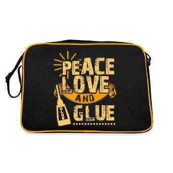 Model Making Tabletop Saying Model Maker - Retro Bag - black/gold - Back