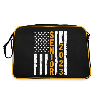 Senior 2023 - Retro Bag - black/gold - Back