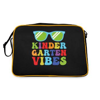 Vibes De Maternelle - Sac Retro - noir/or - Dos