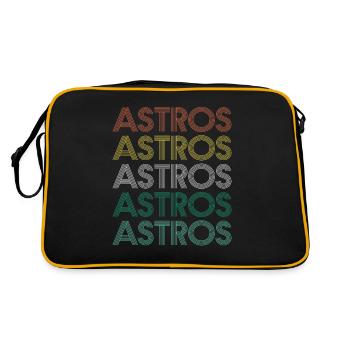 Astros - Sac Retro - noir/or - Dos