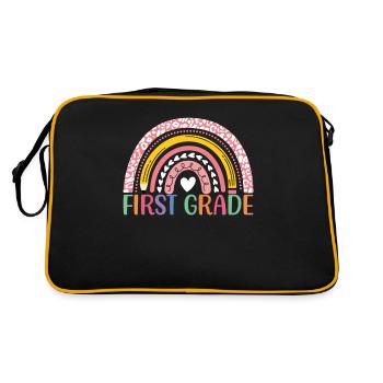 Premier Grade - Sac Retro - noir/or - Dos