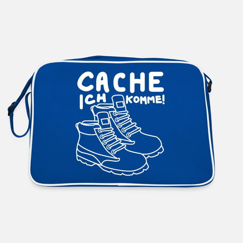 Geocacher Witz Cache Spruch Geocache Retro Tasche
