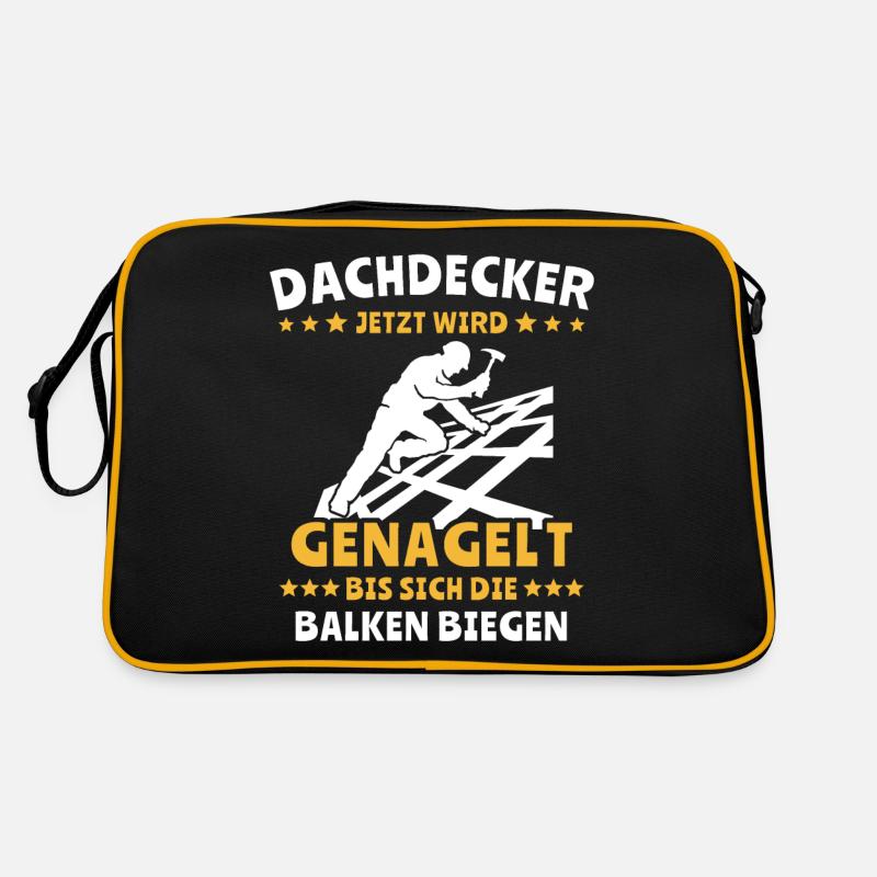 Dachdecker Dachspengler Dachdecken Dachklempner Retro Tasche