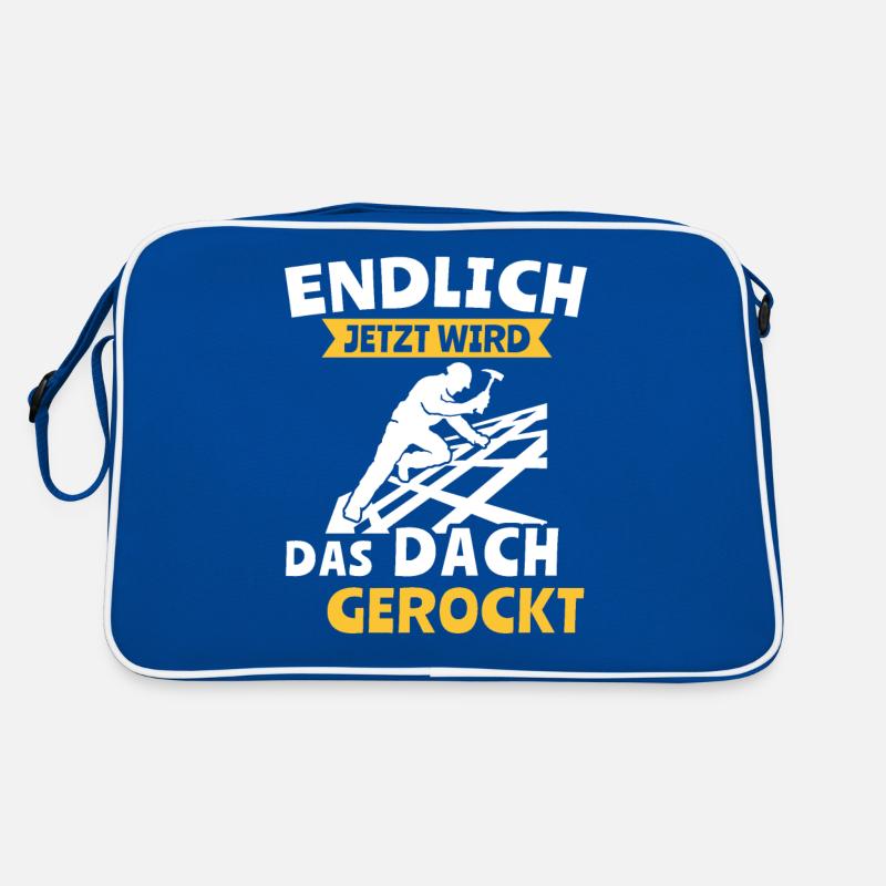 Dachdecker Dachspengler Dachdecken Dachklempner Retro Tasche