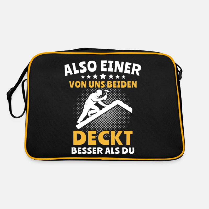 Dachdecker Dachspengler Dachdecken Dachklempner Retro Tasche