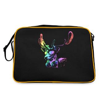 Cuerpo Med de ciervo DJ - Sac Retro - noir/or - Dos
