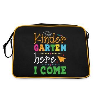 L'école Maternelle Me Voilà - Sac Retro - noir/or - Dos