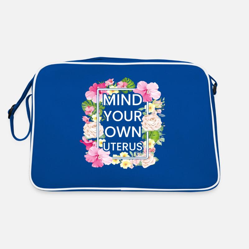 Achten Sie auf Ihre eigene Gebärmutter Retro Tasche