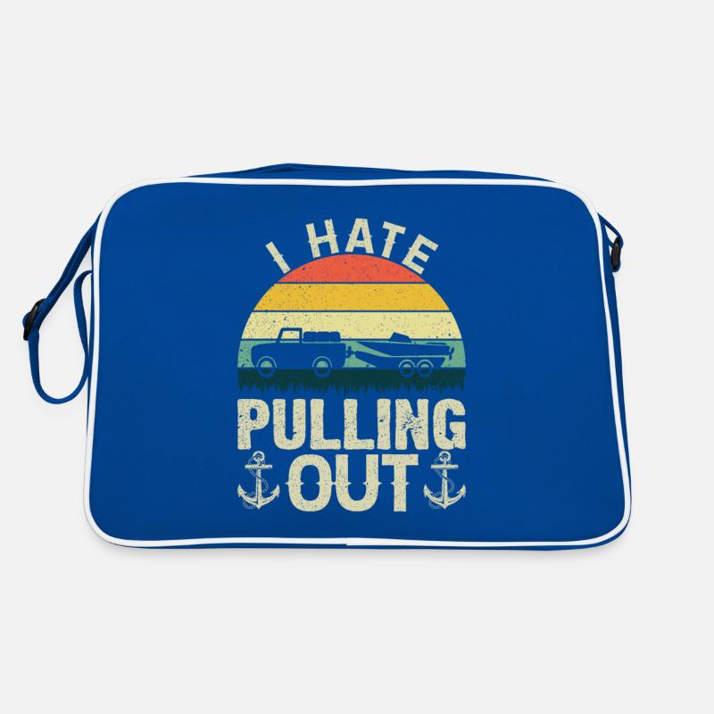 Camping I hate Tires Funny Out Trailer Retro Bag
