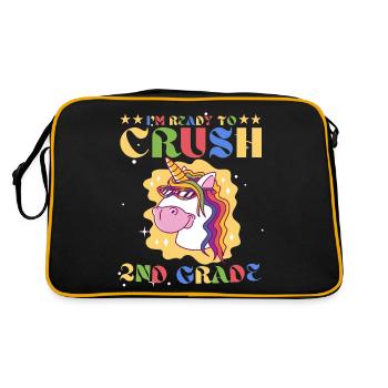 Ready Crush Crush 2nd Faste School Licorne - Sac Retro - noir/or - Dos