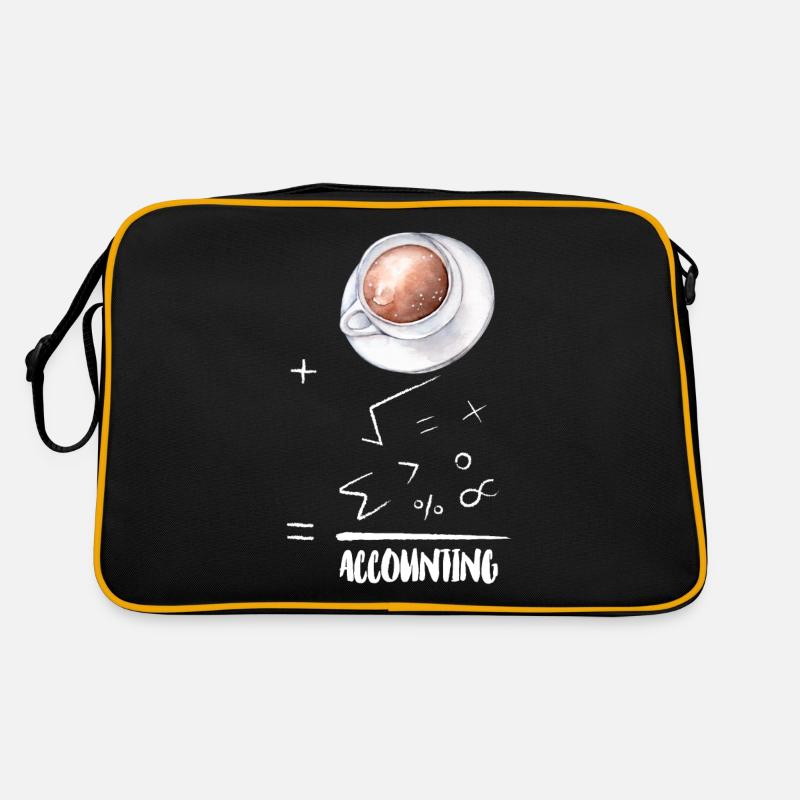 Okayest Accountant Math Calculation Coffee Retro Bag