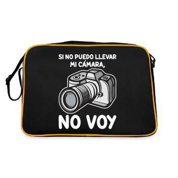 Si Je Ne Peux Pas Apporter Ma Caméra - Sac Retro - noir/or - Dos