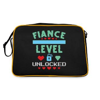 Niveau De Fiancé Déverrouillé - Sac Retro - noir/or - Dos