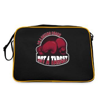 Boxing trainer Jab Cross Hook Uppercut boxing gloves - Retro Bag - black/gold - Back