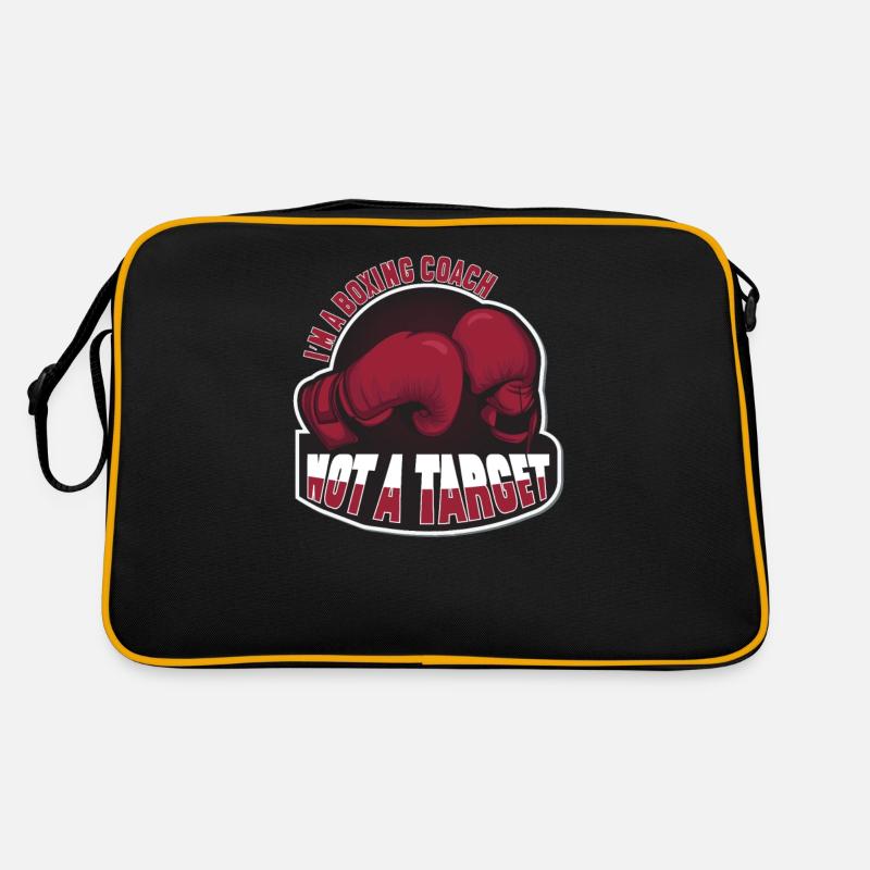 Boxtrainer Jab Cross Hook Uppercut Boxhandschuhe Retro Tasche