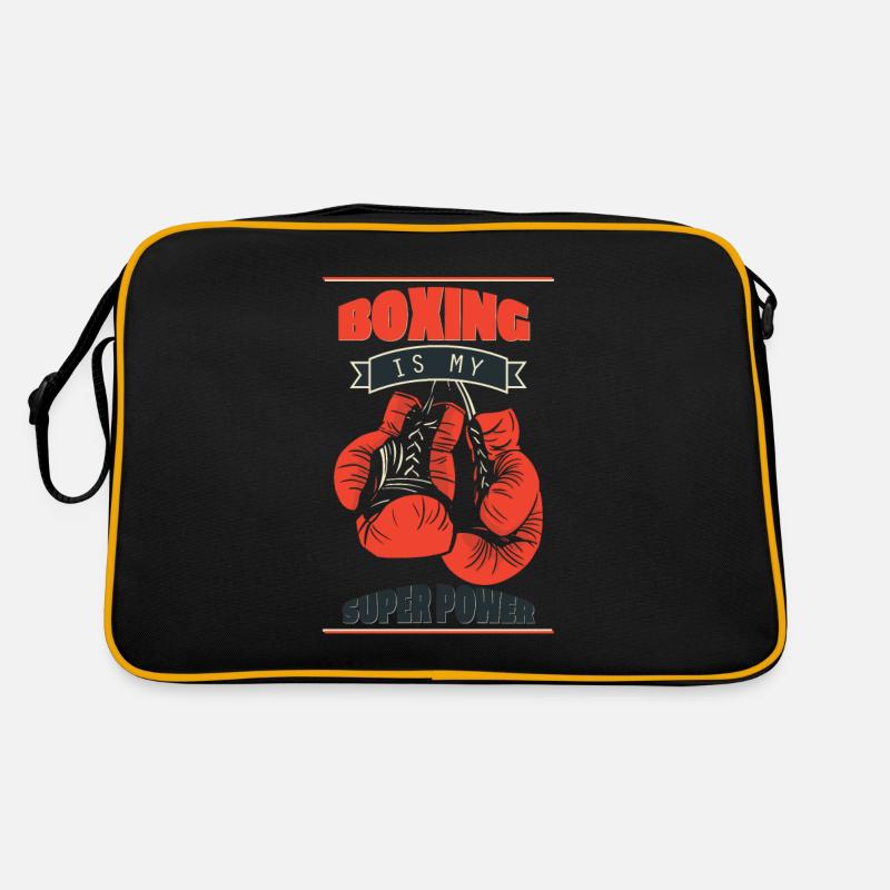 La boxe est mon super power uppercut gants Sac Retro