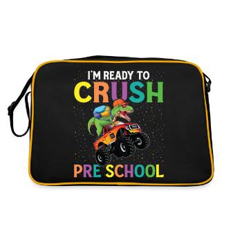 Ready Crush Pre School Dinosaur Monster Truck - Sac Retro - noir/or - Dos