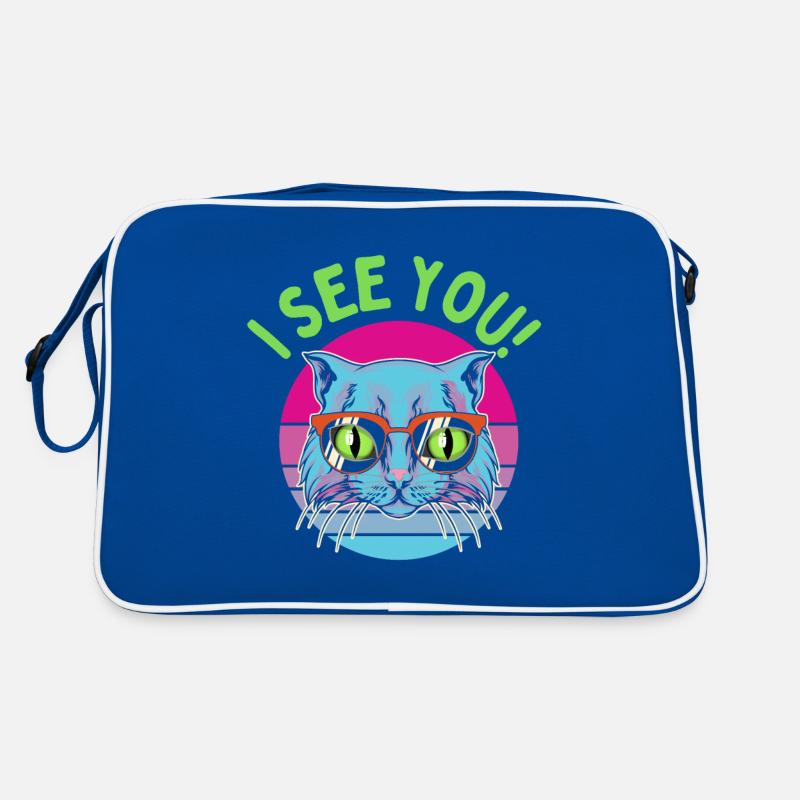 A cat sees everything! Retro Bag