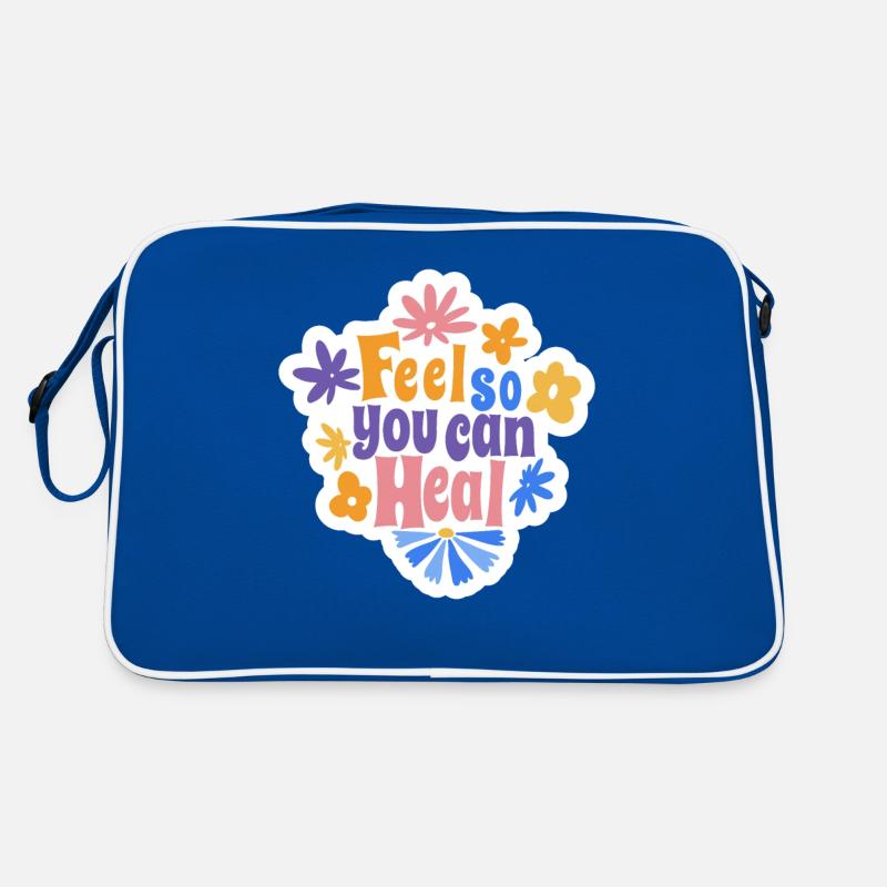 Fühlen Sie, damit Sie heilen können Retro Tasche
