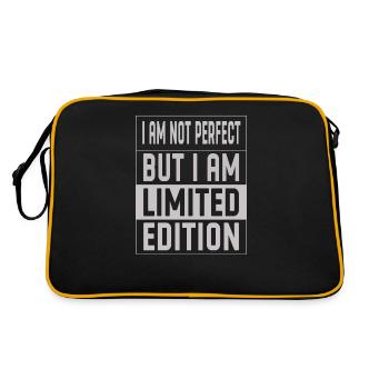 Not Perfect I Am Limited Edition Unique - Retro Bag - black/gold - Back