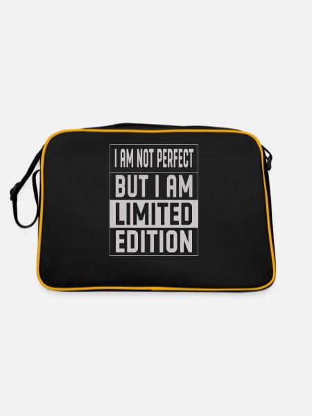 Pas parfait Je suis édition limitée unique - Sac Retro - noir/or - Dos