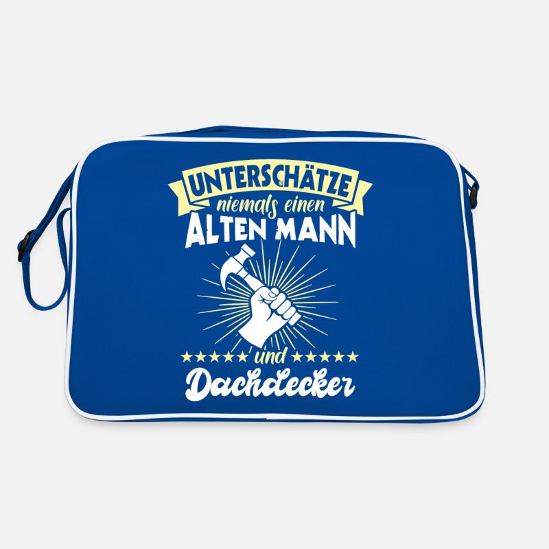 Dachdecker Dächer Decken Dachdecken Retro Tasche