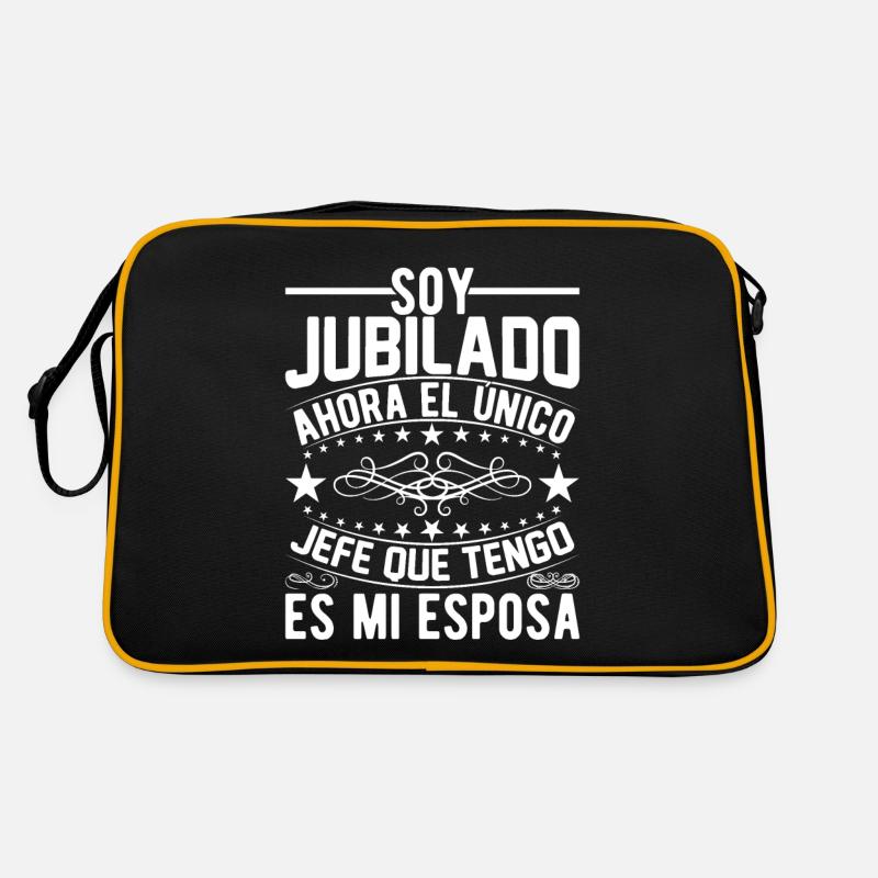 Je Suis Retraité Sac Retro