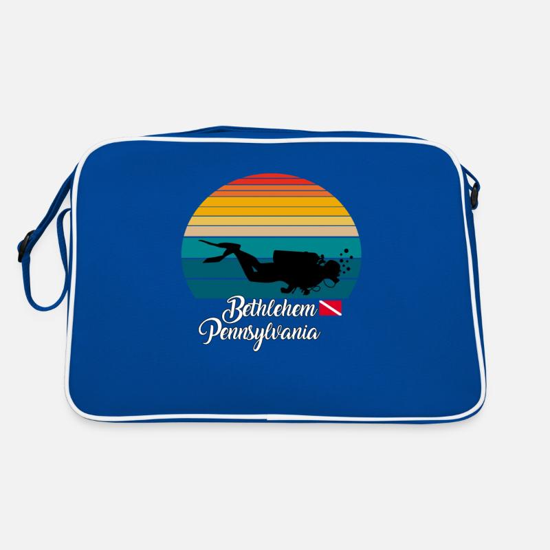 Bethlehem Pennsylvania Diving Retro Bag