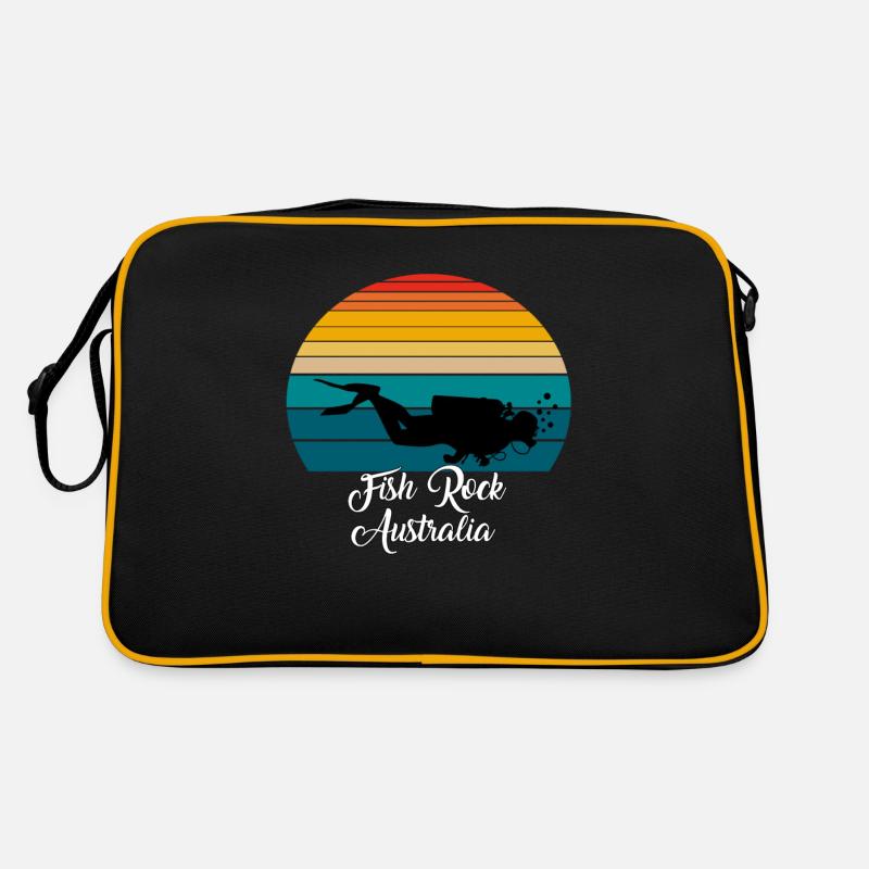 Fish Rock Australia Diving Retro Tasche