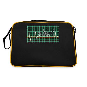 Carrossier Calèche - Sac Retro - noir/or - Dos