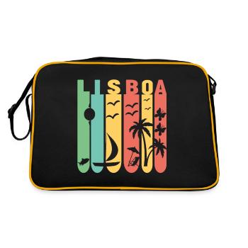 Lisbonne - Lisbonne - Sac Retro - noir/or - Dos