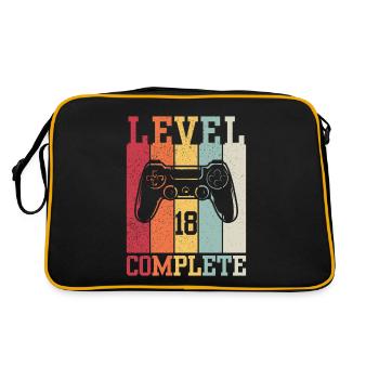 Level 18 Completed - Retro Bag - black/gold - Back