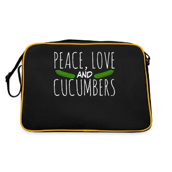 Cucumber Cucumbers Cucumbers - Retro Bag - black/gold - Back